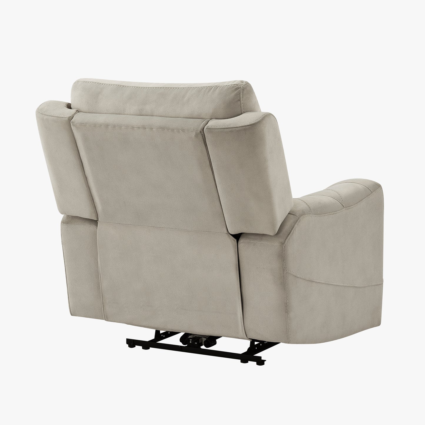 9670TP-1PWH - Power Reclining Chair with Power Headrest, Hidden Arms Cup Holders and Charging Ports