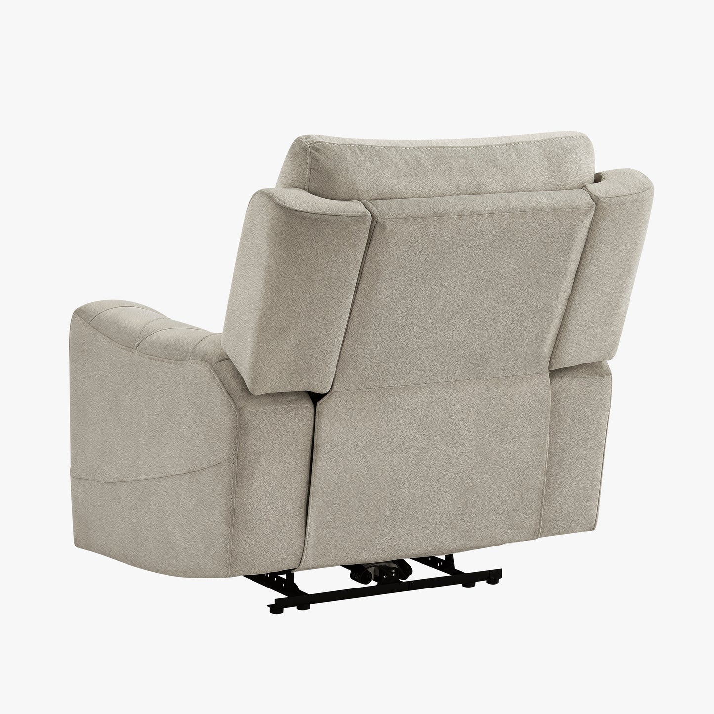 9670TP-1PWH - Power Reclining Chair with Power Headrest, Hidden Arms Cup Holders and Charging Ports