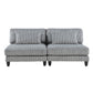 9688GY*63CR3AC - (6)6-Piece Modular Sectional