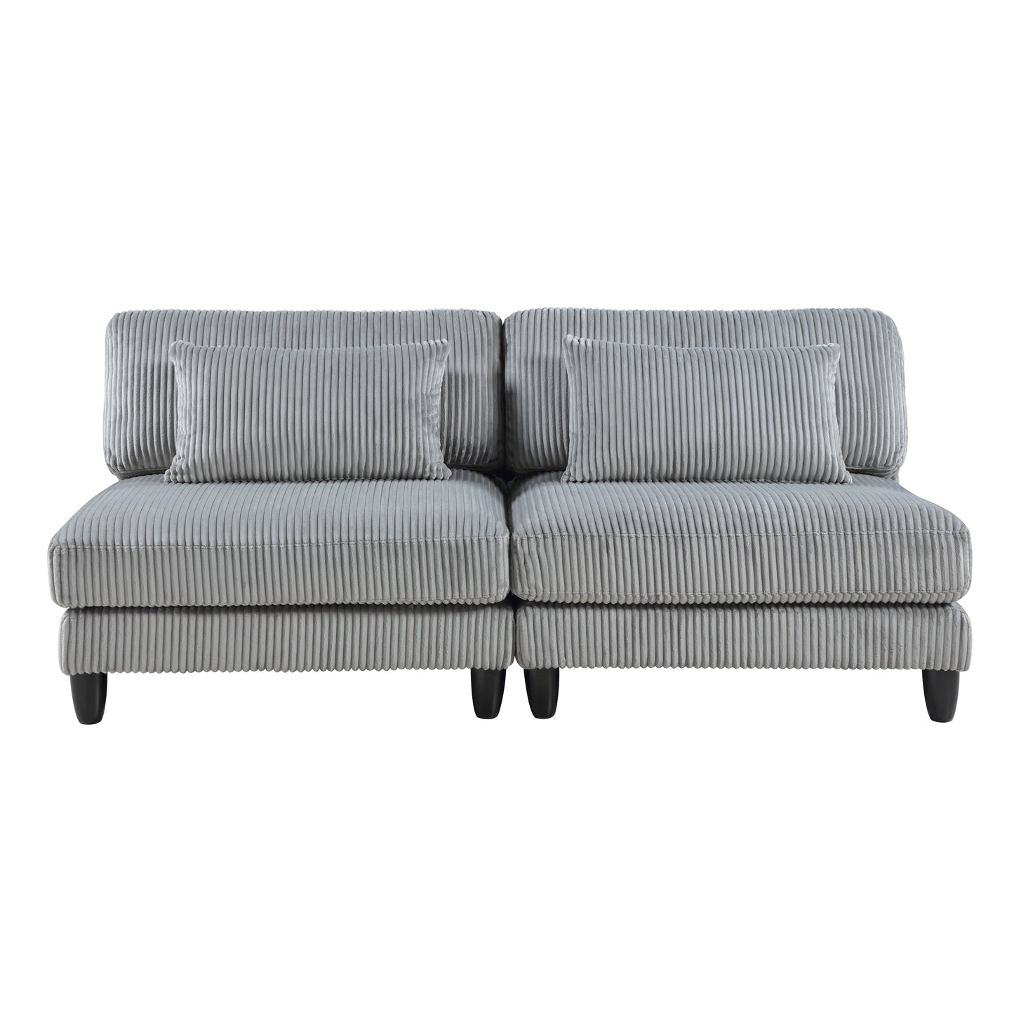 9688GY*63CR3AC - (6)6-Piece Modular Sectional