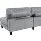 9688GY*63CR3AC - (6)6-Piece Modular Sectional