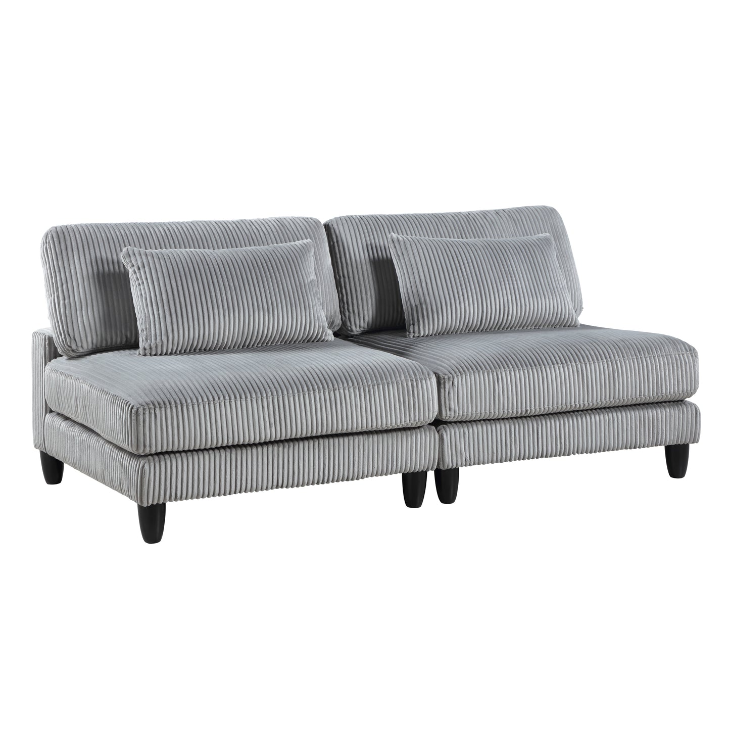 9688GY*63CR3AC - (6)6-Piece Modular Sectional