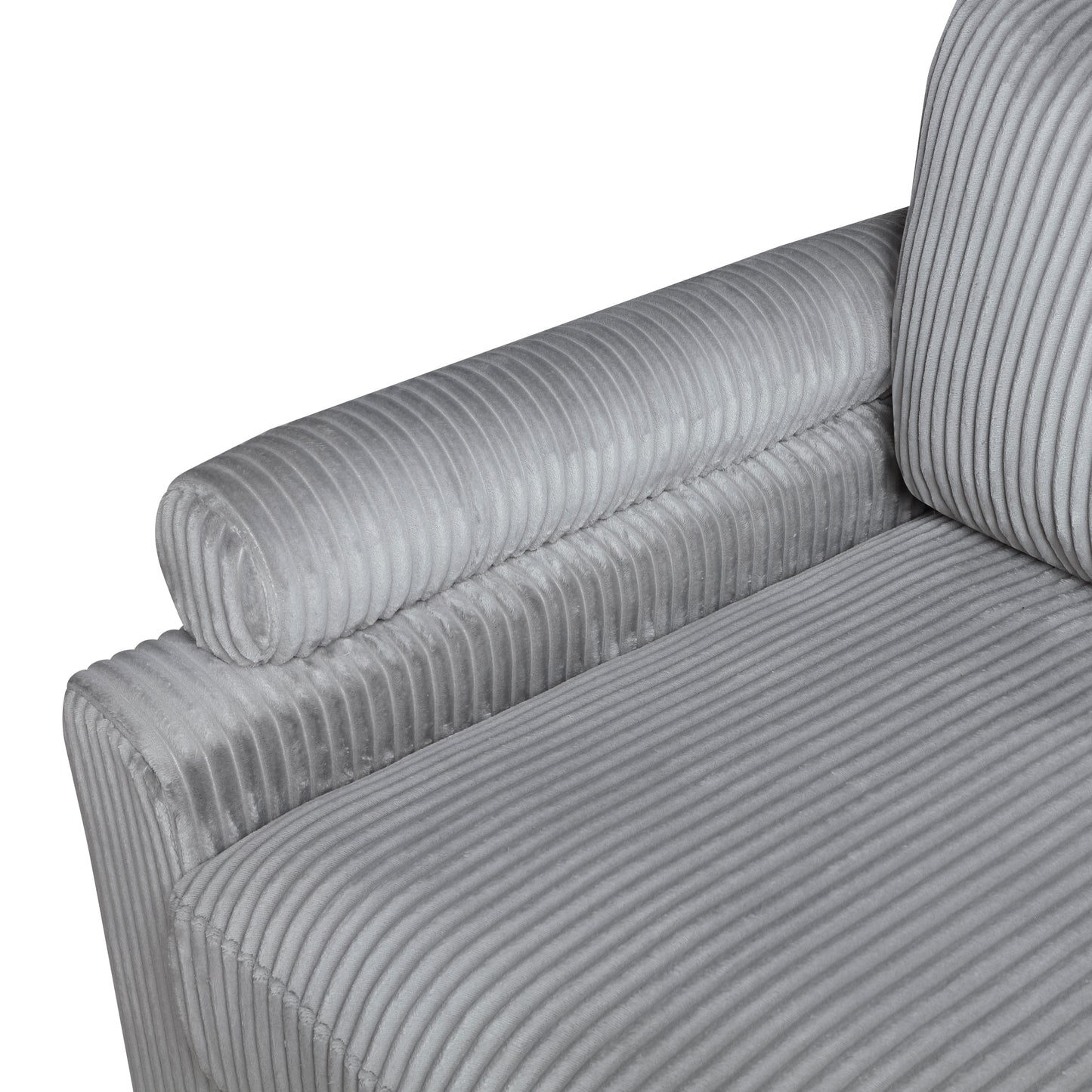 9688GY*63CR2ACOT - (6)6-Piece Modular Sectional with Ottoman