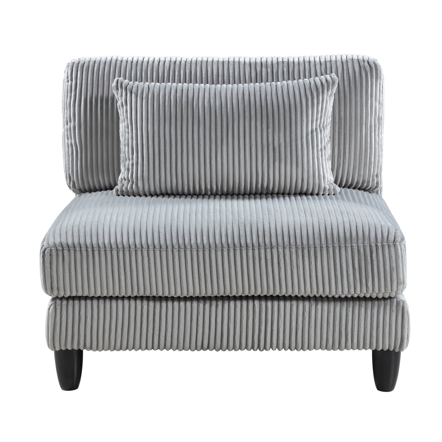 9688GY*63CR2ACOT - (6)6-Piece Modular Sectional with Ottoman