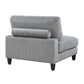 9688GY*63CR2ACOT - (6)6-Piece Modular Sectional with Ottoman