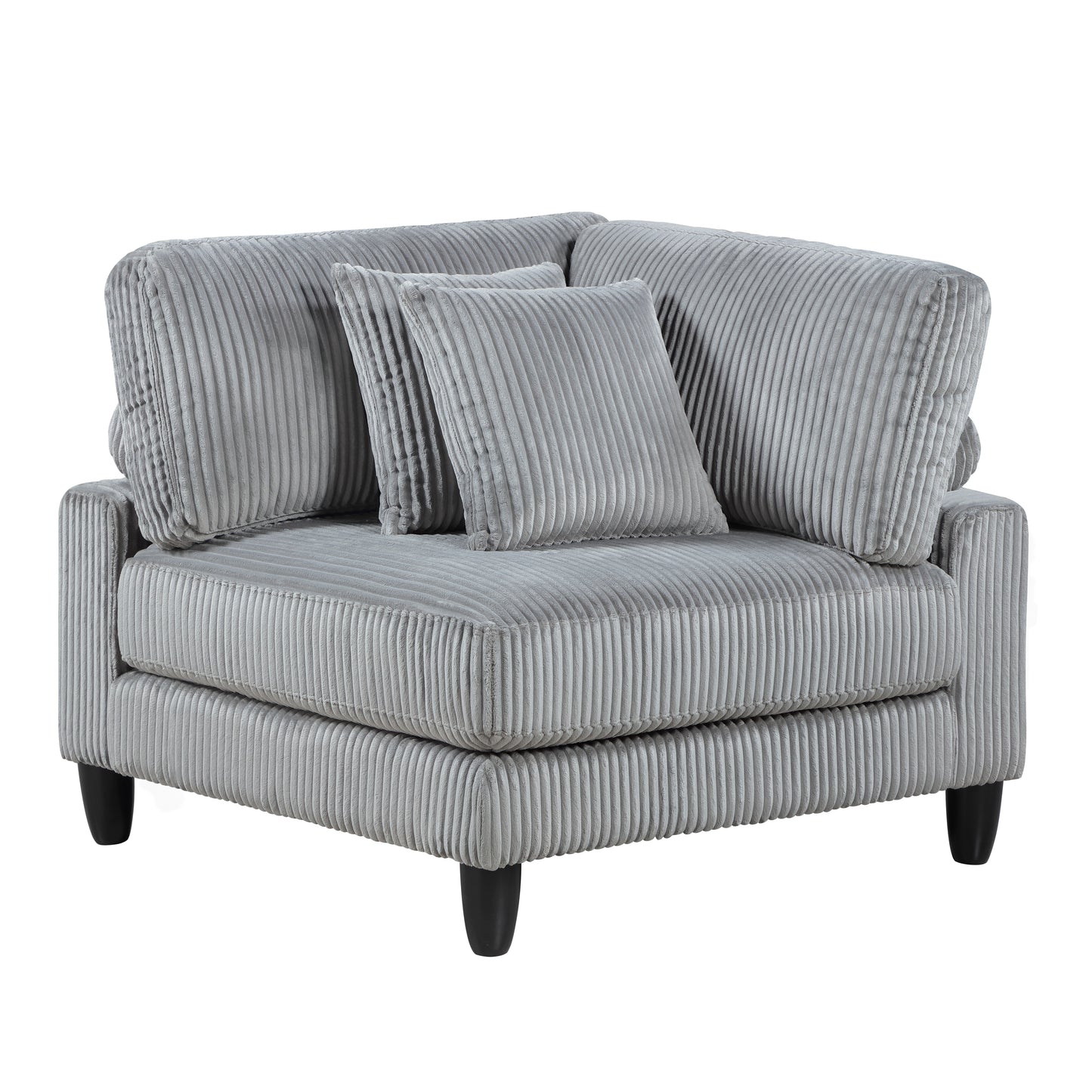 9688GY*63CR2ACOT - (6)6-Piece Modular Sectional with Ottoman
