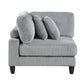 9688GY*53CR2AC - (5)5-Piece Modular Sectional
