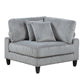 9688GY*52CR2ACOT - (5)5-Piece Modular Sectional with Ottoman