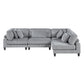 9688GY*42CR2AC - (4)4-Piece Modular Sectional