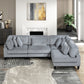 9688GY*42CR2AC - (4)4-Piece Modular Sectional