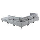 9688GY*52CR2ACOT - (5)5-Piece Modular Sectional with Ottoman