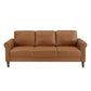 9690BRW*2 - 2pc Set: Sofa, Love