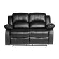 9700BLK*2 - 2pc Set: Sofa, Love