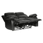 9700BLK*2 - 2pc Set: Sofa, Love