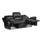 9700BLK*2 - 2pc Set: Sofa, Love