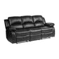 9700BLK*2 - 2pc Set: Sofa, Love