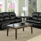 9700BLK-2 - Double Reclining Love Seat
