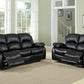 9700BLK-2 - Double Reclining Love Seat