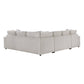 9702BE*3LC3R - (3)3-Piece Sectional with Pull-out Bed and Hidden Storage