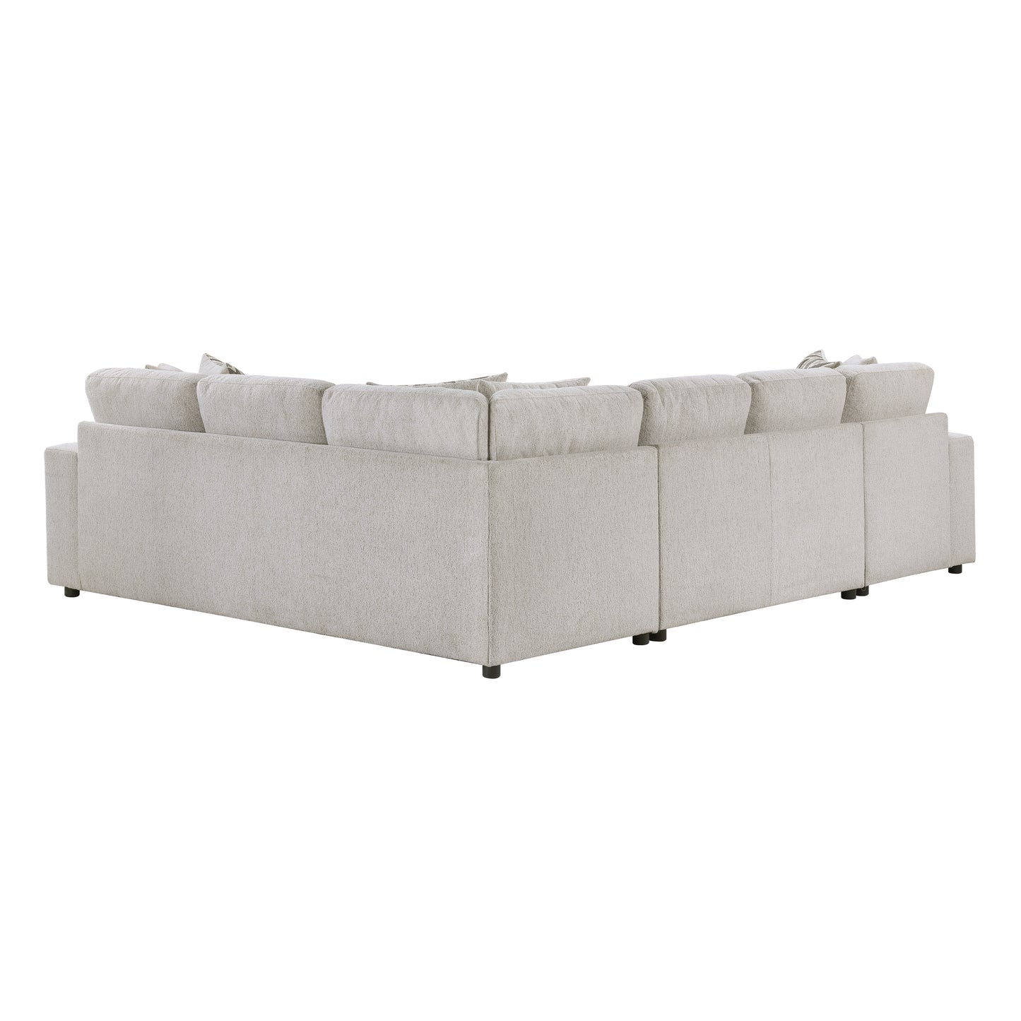 9702BE*3LC3R - (3)3-Piece Sectional with Pull-out Bed and Hidden Storage