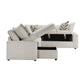 9702BE*3LC3R - (3)3-Piece Sectional with Pull-out Bed and Hidden Storage