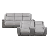 9703GY*2 - 2pc Set: Sofa, Love