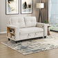 9705BE-2* - (2)Love Seat with Pull-out Bed, Shelves and Charging Ports