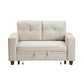 9705BE-2* - (2)Love Seat with Pull-out Bed, Shelves and Charging Ports