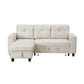 9705BE*32AVC - (3)Sectional with Reversible Chaise, Pull-out Bed, Shelves and Charging Ports