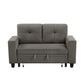 9705DB-2* - (2)Love Seat with Pull-out Bed, Shelves and Charging Ports