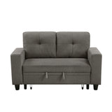 9705DB-2* - (2)Love Seat with Pull-out Bed, Shelves and Charging Ports