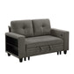 9705DB-2* - (2)Love Seat with Pull-out Bed, Shelves and Charging Ports