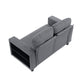 9705GY-2* - (2)Love Seat with Pull-out Bed, Shelves and Charging Ports