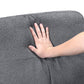 9705GY*32AVC - (3)Sectional with Reversible Chaise, Pull-out Bed, Shelves and Charging Ports