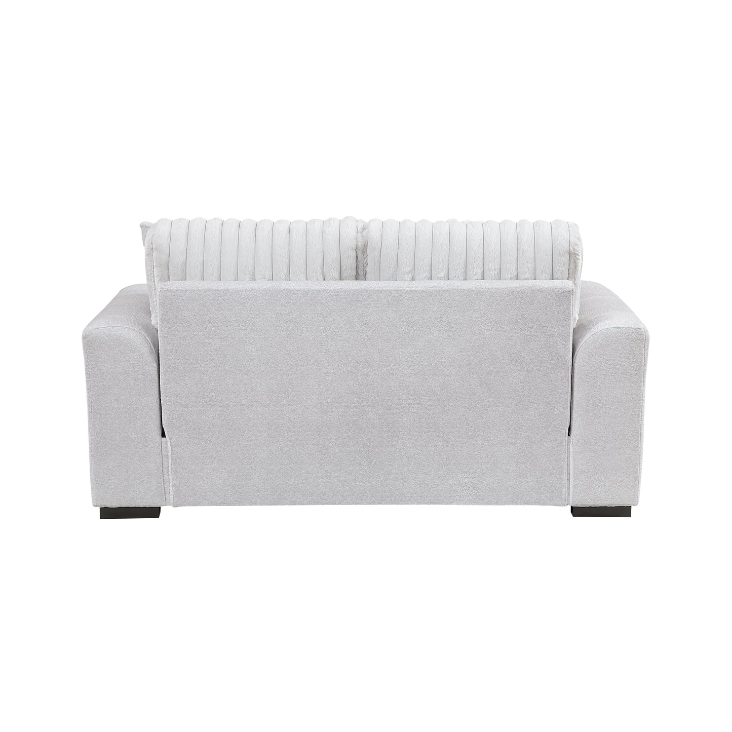 9720GRY*2 - 2pc Set: Sofa, Love