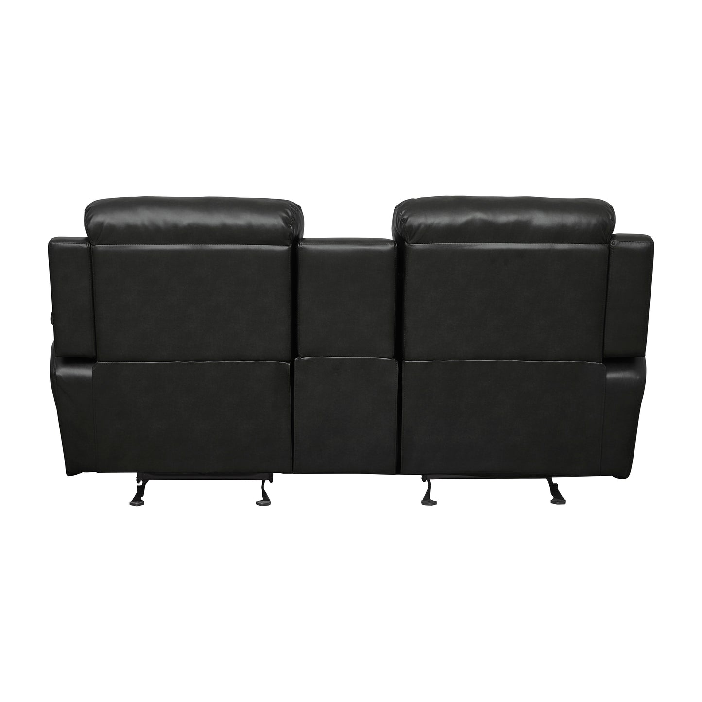 9724BLK*2 - 2pc Set: Sofa, Love