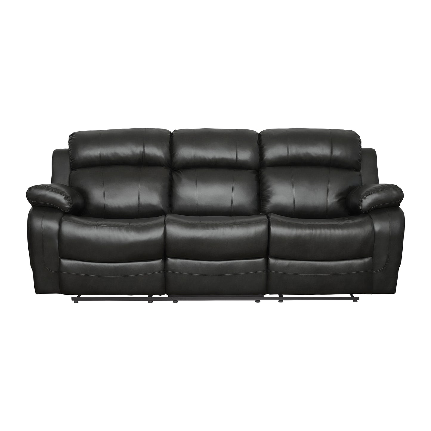 9724BLK*2 - 2pc Set: Sofa, Love