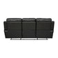 9724BLK*2 - 2pc Set: Sofa, Love