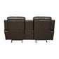 9724BRW*2 - 2pc Set: Sofa, Love