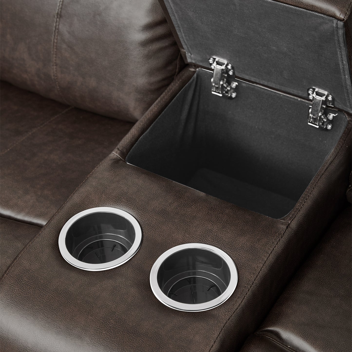 9724BRW*2 - 2pc Set: Sofa, Love