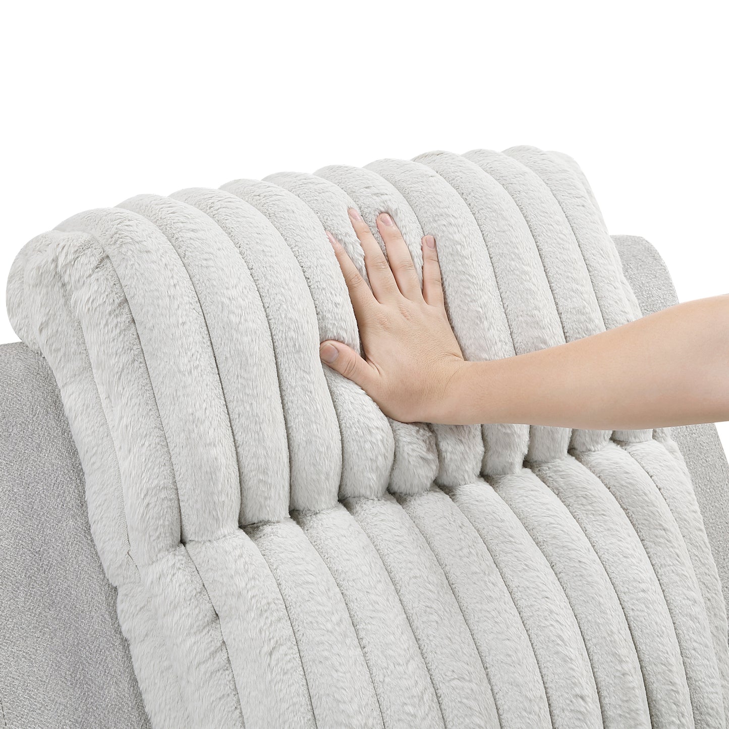 9728LGY-2 - Double Reclining Love Seat with Center Console