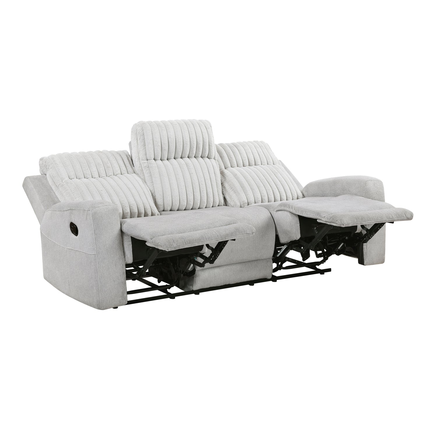 9728LGY-3 - Double Reclining Sofa