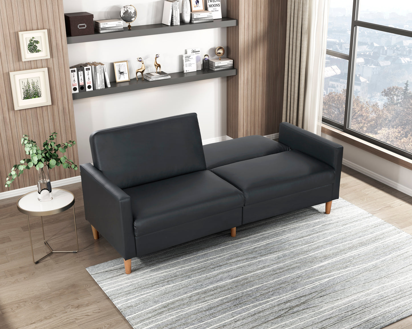 9730BLK-3CL - Elegant Lounger