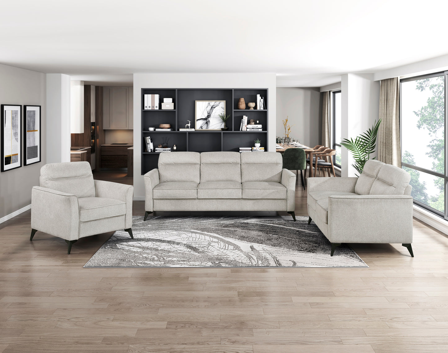 9733TAN-2 - Love Seat