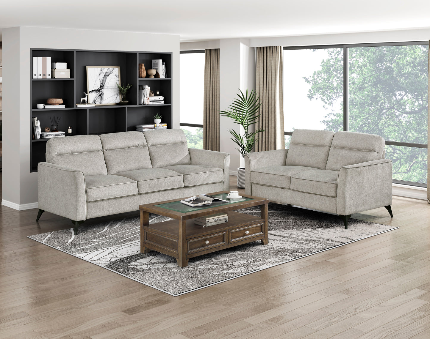 9733TAN-2 - Love Seat