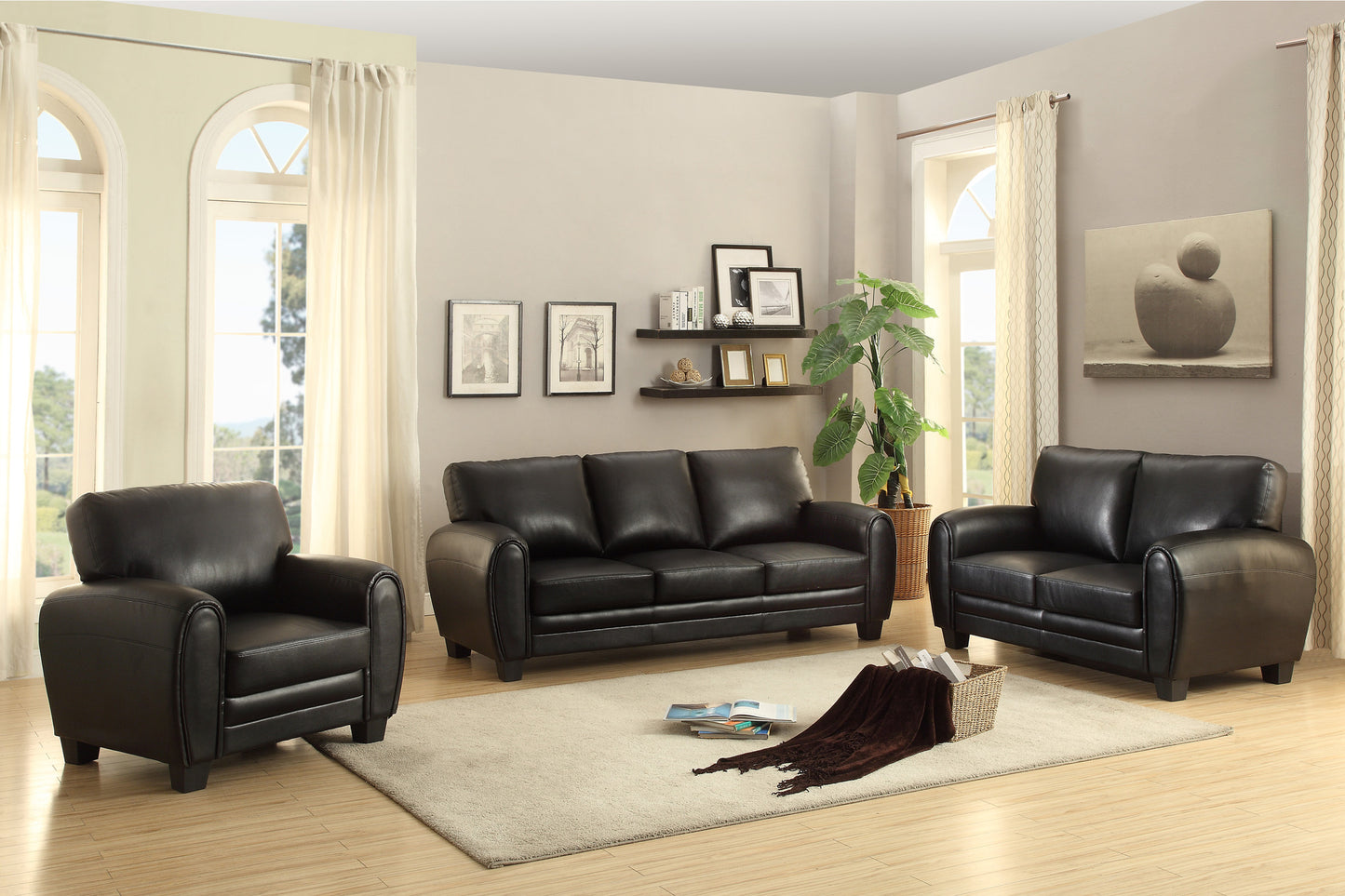 9734BK-3 - Sofa