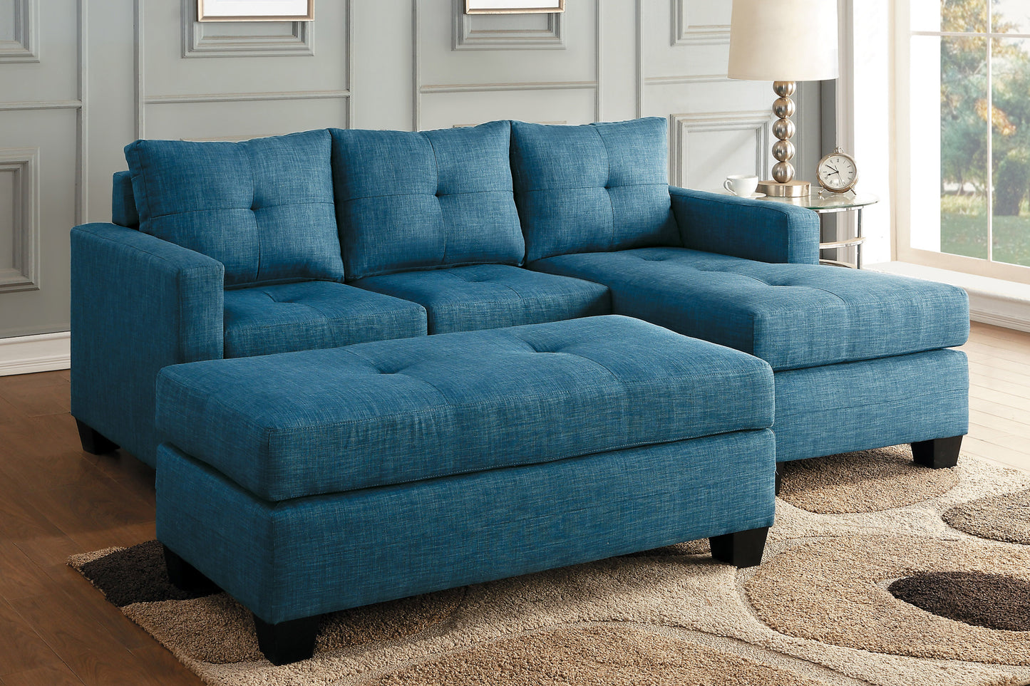 9789BU-3LC - Reversible Sofa Chaise