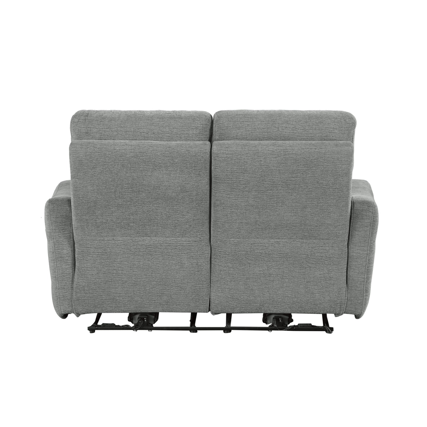 9804DV-2PWH - Power Double Lay Flat Reclining Love Seat with Power Headrests and USB Ports