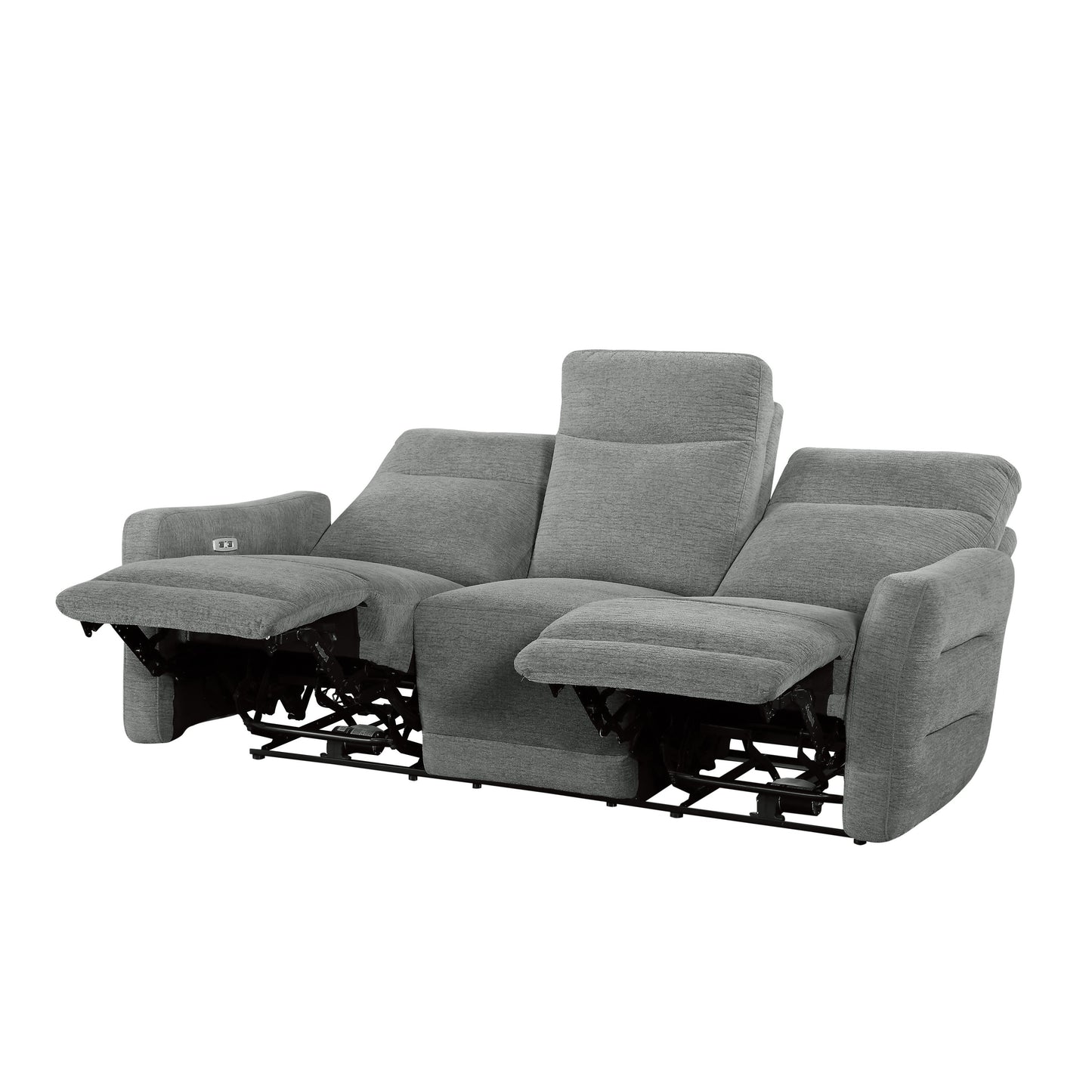 9804DV*2PWH - 2pc Set: Sofa, Love (Power)