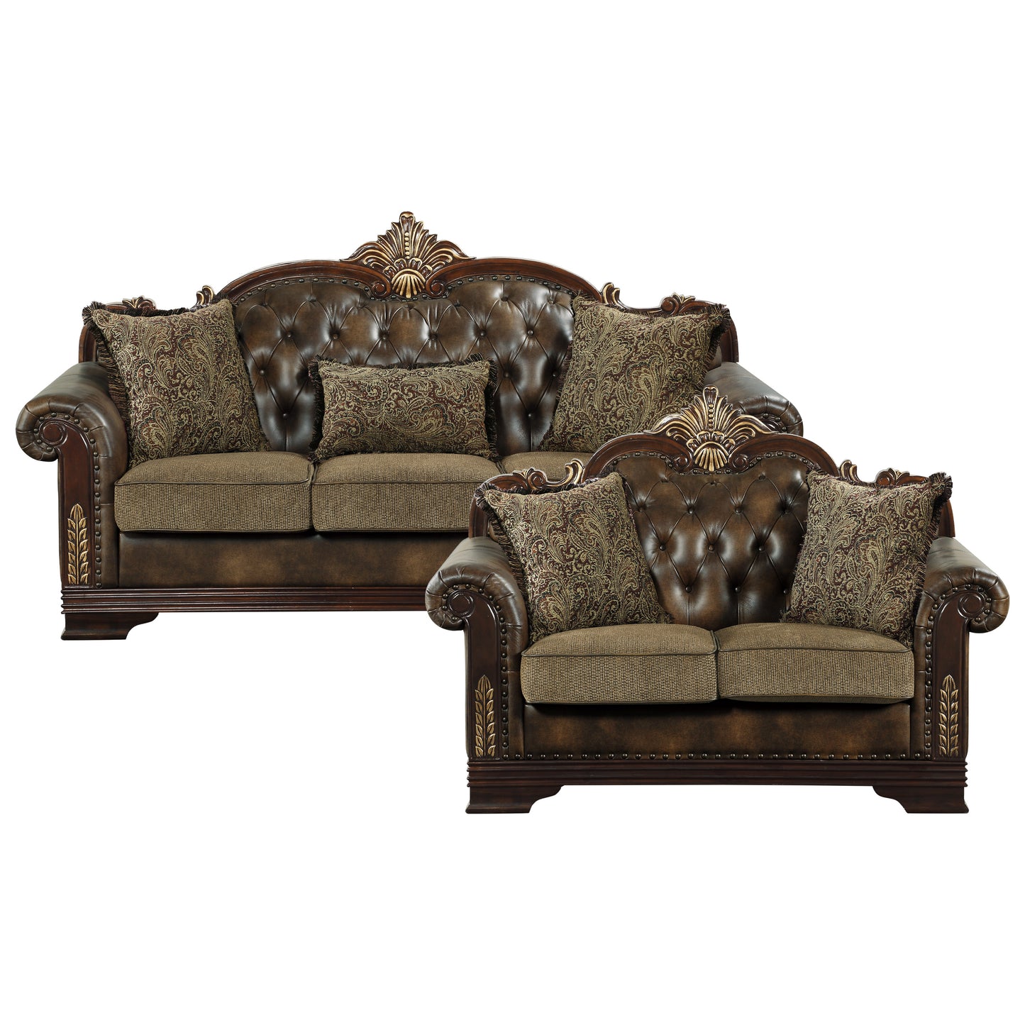 9815*2 - 2pc Set: Sofa, Love